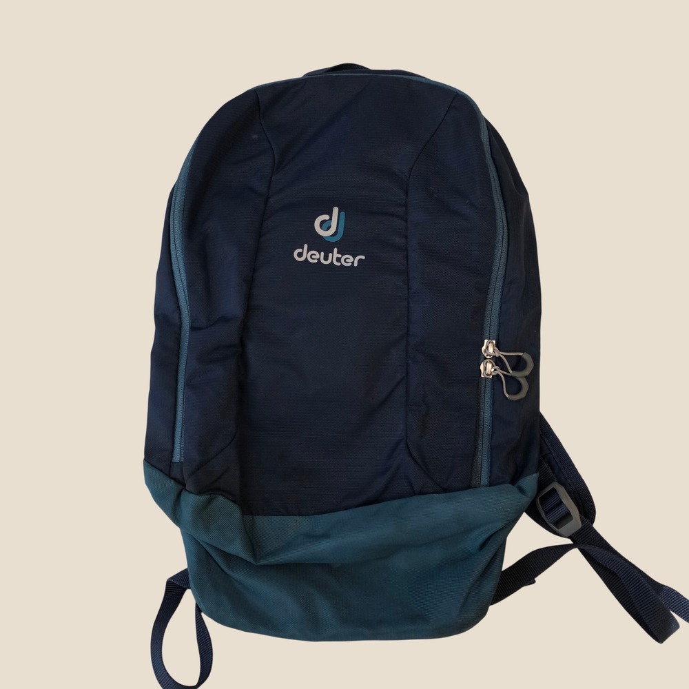 Deuter Hiking Backpack DayPack Navy Blue Teal Lightweight Outdoor 1170719